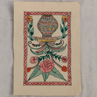 Elegant Handmade Embroidery Design – Decorative Fabric Artwork